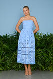VESTIDO MIDI SERENA TOMARA QUE CAIA COLEÇÃO VERÃO 26