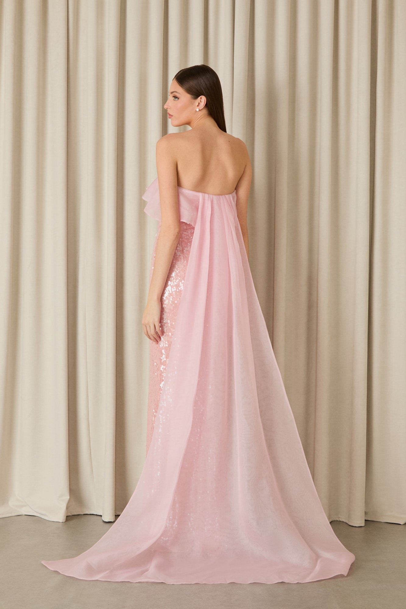 VESTIDO LONGO REBECCA PAETE COLEÇÃO INVERNO 26