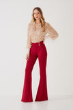 CALÇA FLARE 4 BOTOES