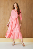 VESTIDO MIDI CHEMISE FAIXA COLEÇÃO VERÃO 23