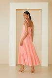 VESTIDO MIDI RECORTE TORCIDO COLEÇÃO ALTO VERÃO 23