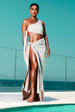 VESTIDO LONGO AMARRAÇÃO LATERAL COLEÇÃO VERÃO 23