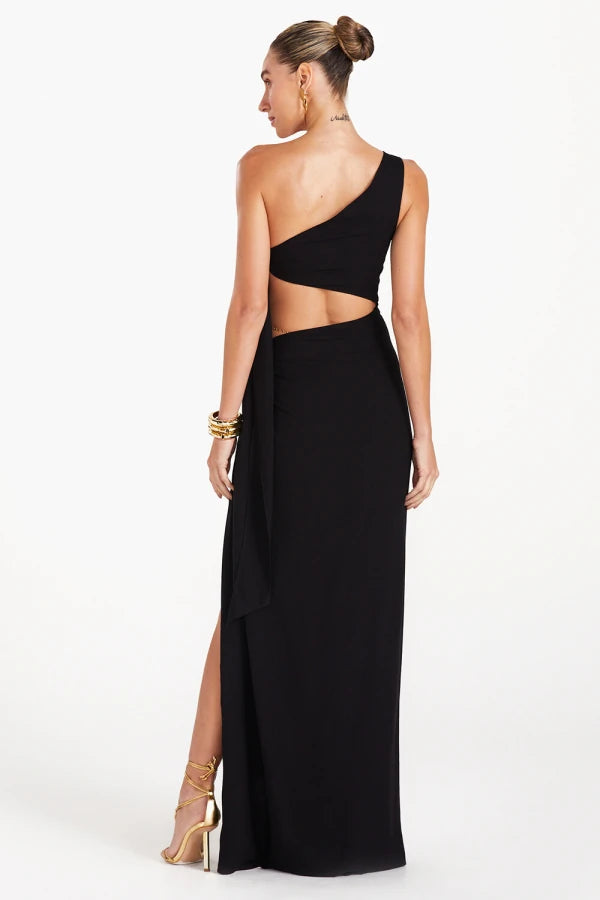 VESTIDO LONGO AMARRAÇÃO LATERAL COLEÇÃO VERÃO 23