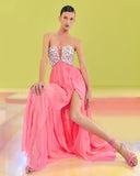 VESTIDO LONGO BORDADO PARADISE COLEÇÃO VERÃO 23