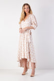 VESTIDO MIDI CETIM PEROLA