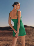 VESTIDO MINI ALÇAS E FENDAS COLEÇÃO INVERNO 22