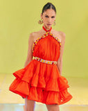 VESTIDO TRAPEZIO FRENTE UNICA COLEÇÃO VERÃO 23