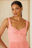 VESTIDO MIDI RECORTE TORCIDO COLEÇÃO ALTO VERÃO 23