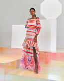 VESTIDO LONGO OMBRO A OMBRO COLEÇÃO VERÃO 23